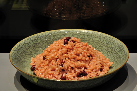 Dongpo red rice at Hang Bang museumのeditorial素材