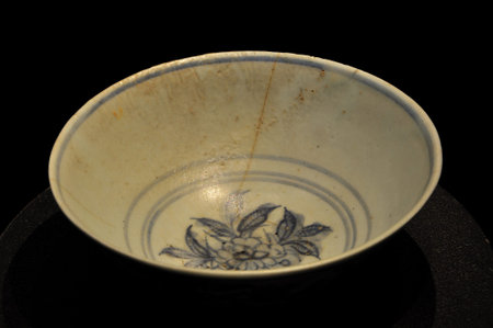 Porcelain bowl at Hang Bang museumのeditorial素材