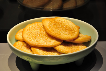 Sugar Wafer, hangzhou dishes at Hang Bang museumのeditorial素材