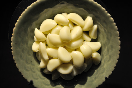 garlic, hangzhou dishes at Hang Bang museumのeditorial素材