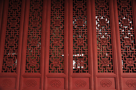 Wooden doorsの写真素材