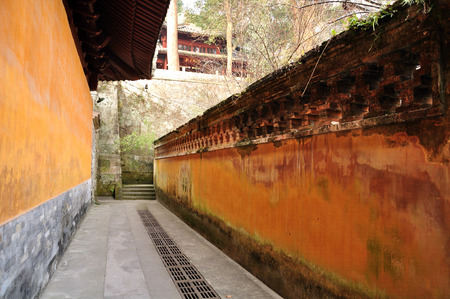 pathway in templeのeditorial素材