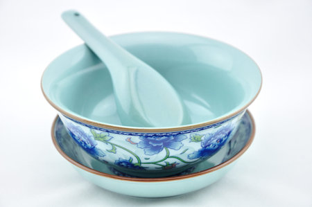 Porcelain tablewareの写真素材