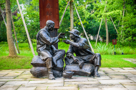 Bronze statueのeditorial素材