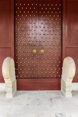 Wooden doorsの写真素材