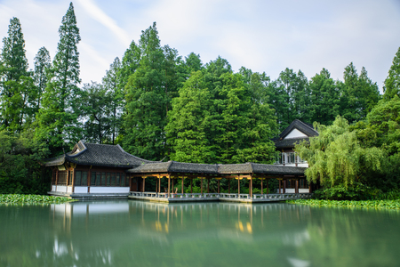 West Lake Hangzhou sceneryのeditorial素材