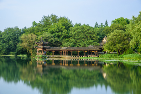 West Lake Hangzhou sceneryのeditorial素材
