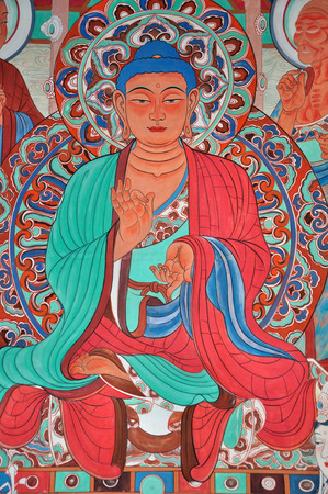 Portrait of Dunhuang Mogao Grottoesのeditorial素材