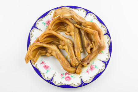 duck's paw dishesの写真素材