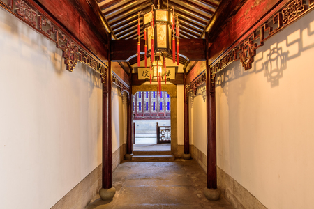 Hu Xueyan's former residence corridorのeditorial素材