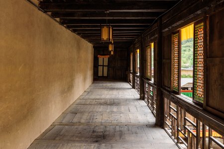 corridor of a buildingのeditorial素材