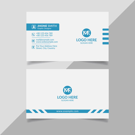 Creative White- Business Cardのイラスト素材