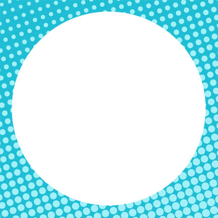 Pop art blue and white background. Free space for text. Vector illustration.のイラスト素材