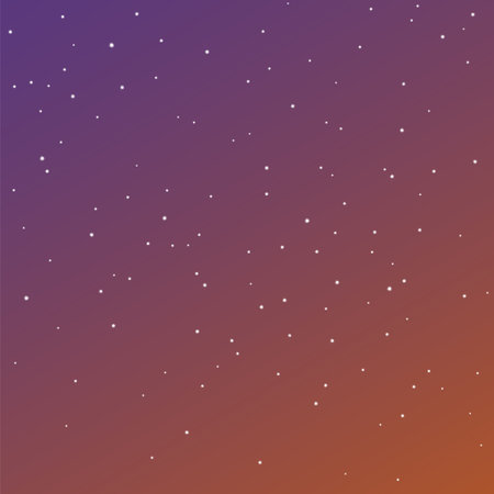 Beautiful and colorful starry sky. Vector background illustration.のイラスト素材