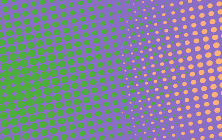 Abstract background in pop art style. Pattern with colorful gradient. Vector illustration