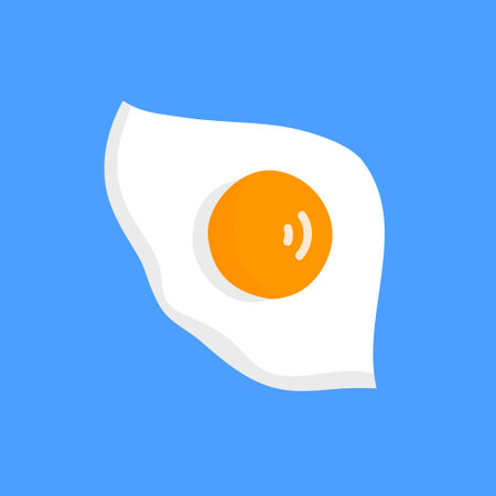 Cooked fried eggs. cut pieces. Nutritious omelet. Tasty breakfast. hot pan. Health food. protein...