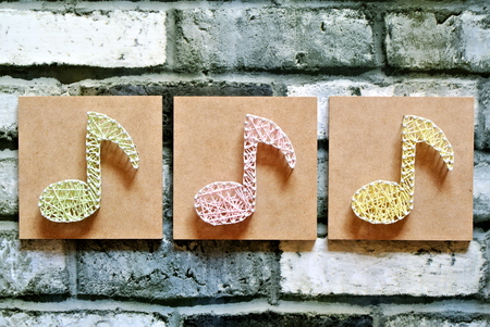 String art musicの写真素材