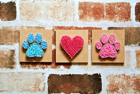 String art animal emotionsの写真素材