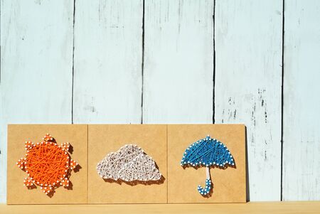 Weather forecastの写真素材