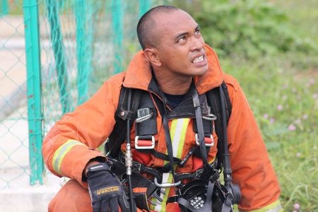 Seremban, September 29, 2018. The Competence Skills Competition for firefighters was held in...