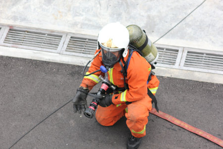 Seremban, September 29, 2018. The Competence Skills Competition for firefighters was held in...