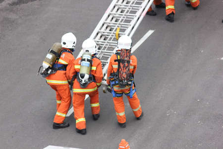 Seremban, September 29, 2018. The Competence Skills Competition for firefighters was held in Seremban.のeditorial素材