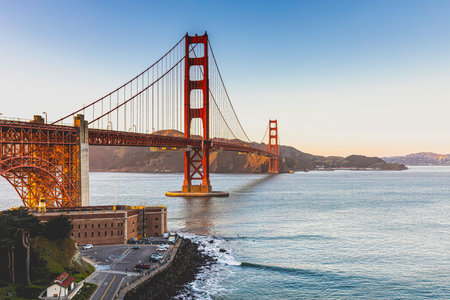 Golden Gate Bridge in San Francisco, California, United States of Americaの写真素材