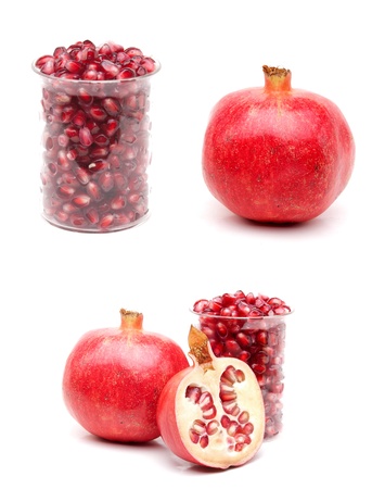 Collage Pomegranate の写真素材