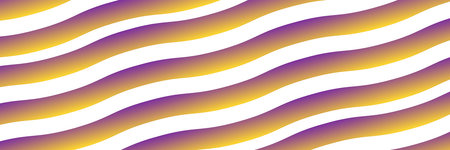 A visually appealing image featuring a wavy pattern with a gradient effect transitioning from purple...