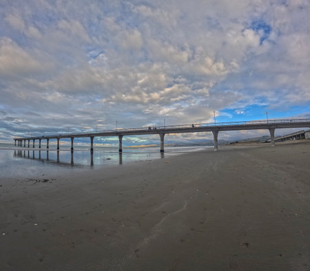 The pier was officially opened on 1 November 1997, on the site of the original New Brighton Pier which had been demolished more than 30 years previouslyの写真素材