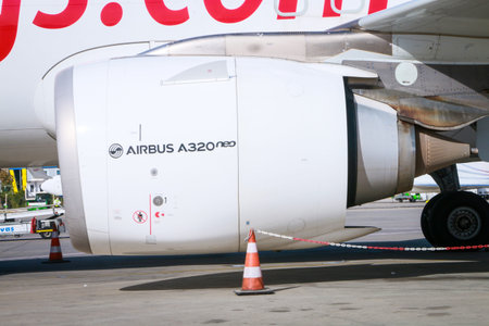 jet engine for a civilian airliner
Istanbul, Turkey 20 October 2020