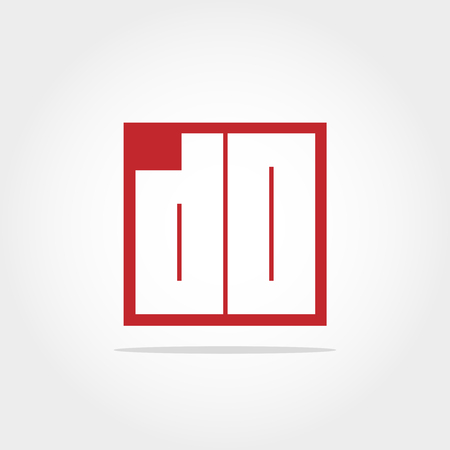 Initial Letter DO Logo Designのイラスト素材