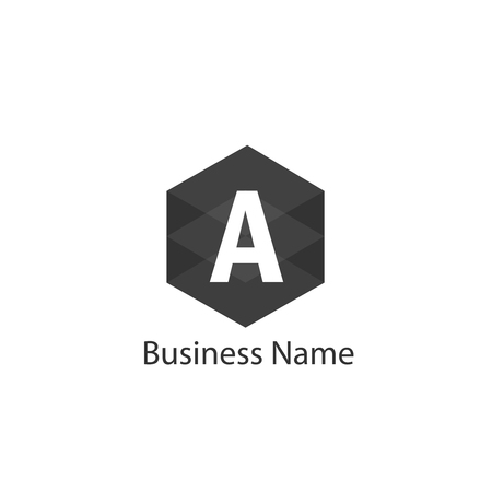 Letter A Logo Template Designのイラスト素材