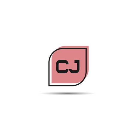 Initial Letter CJ Logo Template Designのイラスト素材
