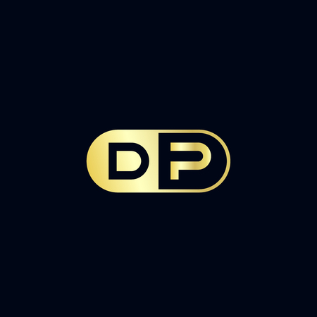 Initial Letter DP Logo Template Designのイラスト素材