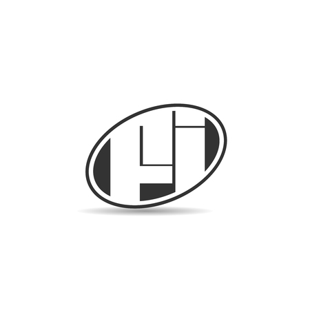 Initial Letter FI Logo Template Designのイラスト素材