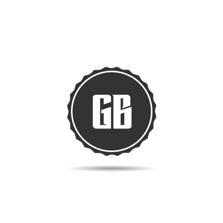 Initial Letter GB Logo Template Designのイラスト素材