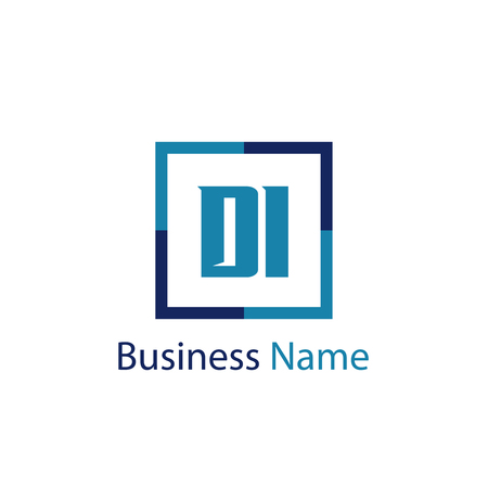 Initial Letter DI Logo Template Designのイラスト素材