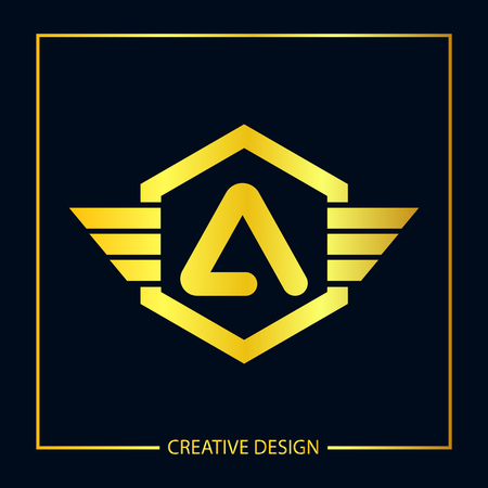 Modern and minimalist Letter A Logo Template Designのイラスト素材