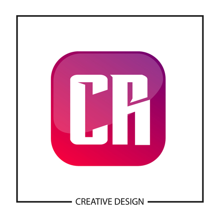 Initial Letter CR Template Design Initial Letter CR Template Design