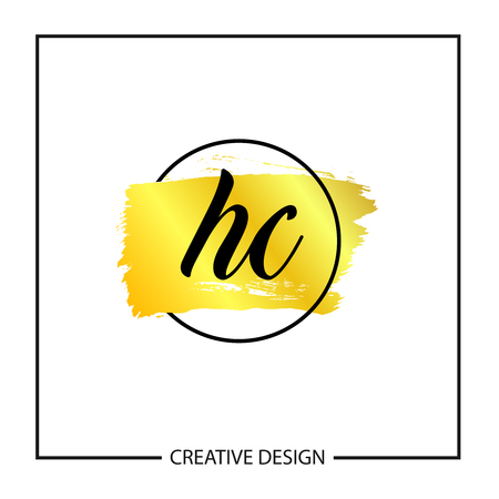 Initial Letter HC Logo Template Designのイラスト素材