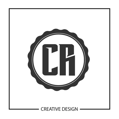 Initial Letter CR Logo Template Design Vector Illustration Initial Letter CR Logo Template Design Vector Illustration