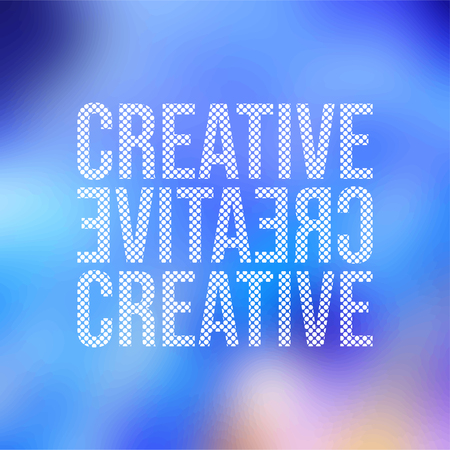 creative . Life quote with modern background vector illustrationのイラスト素材