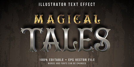 Fatigue text effect, vintage style editable text effect. Graphic design elementのイラスト素材