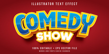 Editable text effect - Cool and Sweet Cartoon Style Text Style Effectのイラスト素材