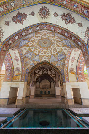 Fin Garden or Bagh-e-Fin is a great Persian garden in Kashan and as one of the nine Persian gardens registered on UNESCO world heritage list.のeditorial素材