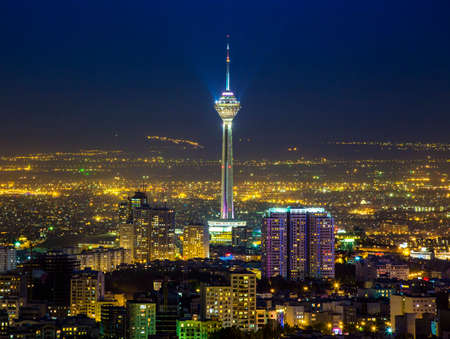 Milad Tower, also known as the Tehran Tower is the sixth-tallest tower and the 24th-tallest freestanding structure in the world.のeditorial素材