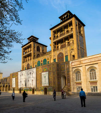 Golestan Palace is one of the oldest historic monuments in the city of Tehran. On 2013, it was proclaimed as Unesco World Heritage Site.のeditorial素材