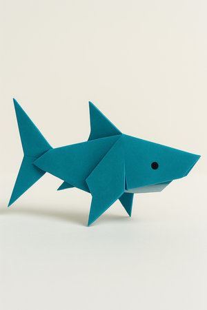Paper origami Sharkの素材