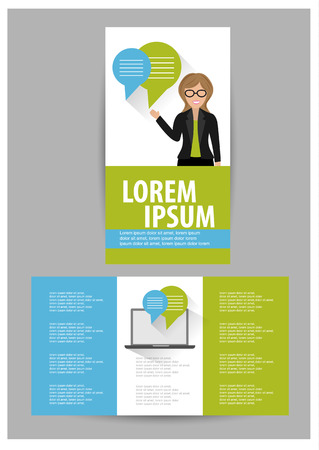 Business Flyer.brochure template. vectorのイラスト素材
